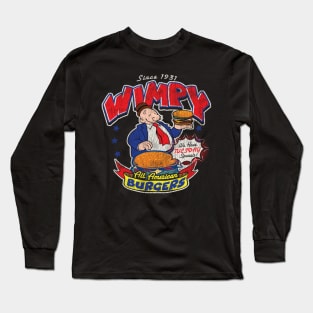 Wimpy All American Burger Dks Worn Long Sleeve T-Shirt